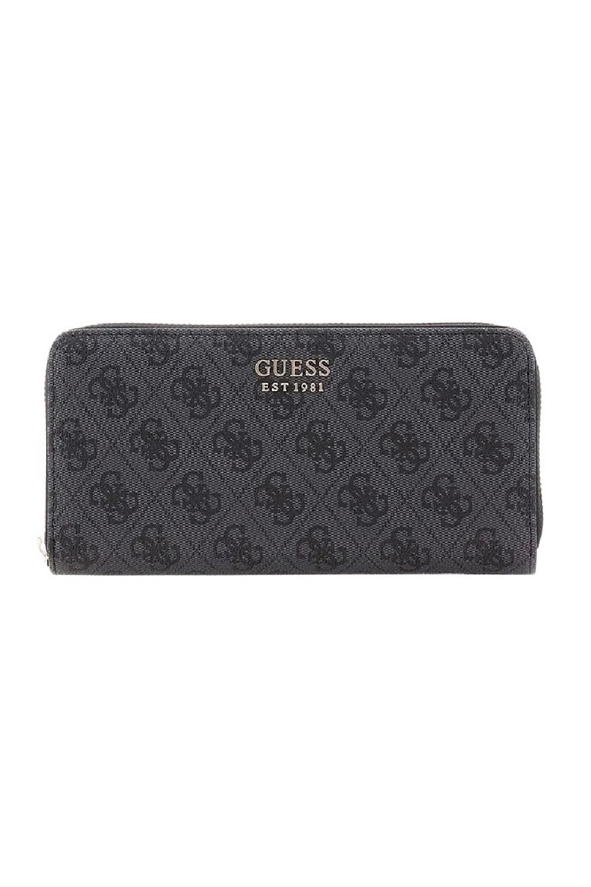 GUESS BRENTON SLG LRG ZIP AROUND ΠΟΡΤΟΦΟΛΙ ΓΥΝΑΙΚΕΙΟ DARK GREY