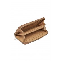GUESS BRENTON SLG LRG ZIP AROUND ΠΟΡΤΟΦΟΛΙ ΓΥΝΑΙΚΕΙΟ LATTE