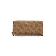 GUESS BRENTON SLG LRG ZIP AROUND ΠΟΡΤΟΦΟΛΙ ΓΥΝΑΙΚΕΙΟ LATTE