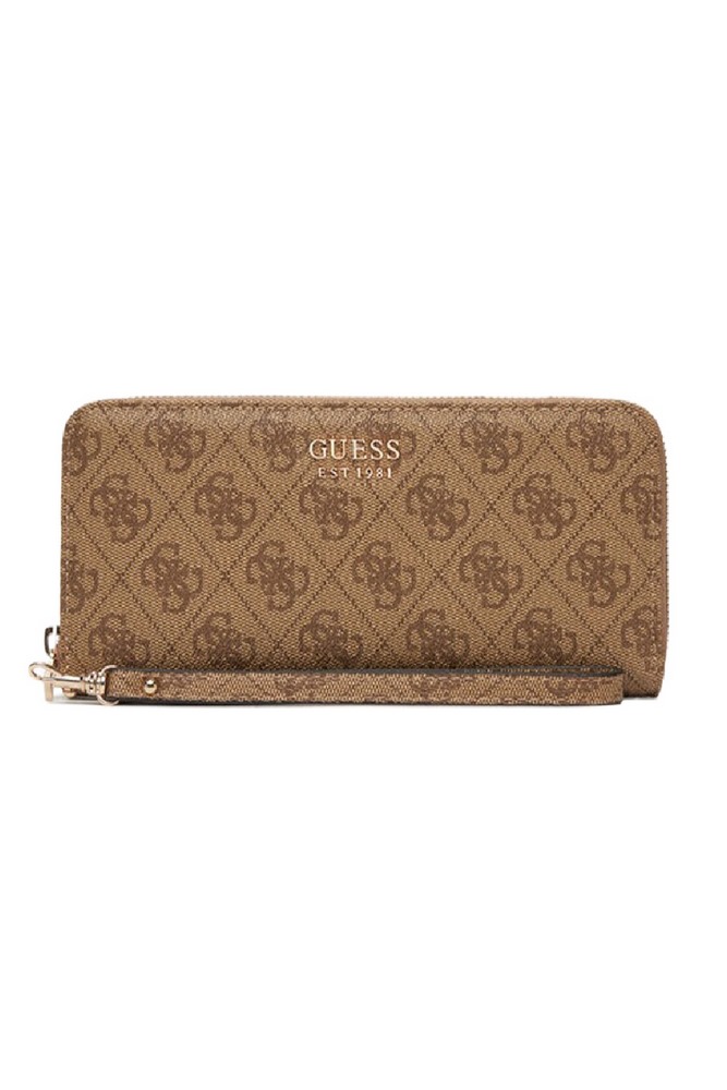 GUESS BRENTON SLG LRG ZIP AROUND ΠΟΡΤΟΦΟΛΙ ΓΥΝΑΙΚΕΙΟ LATTE
