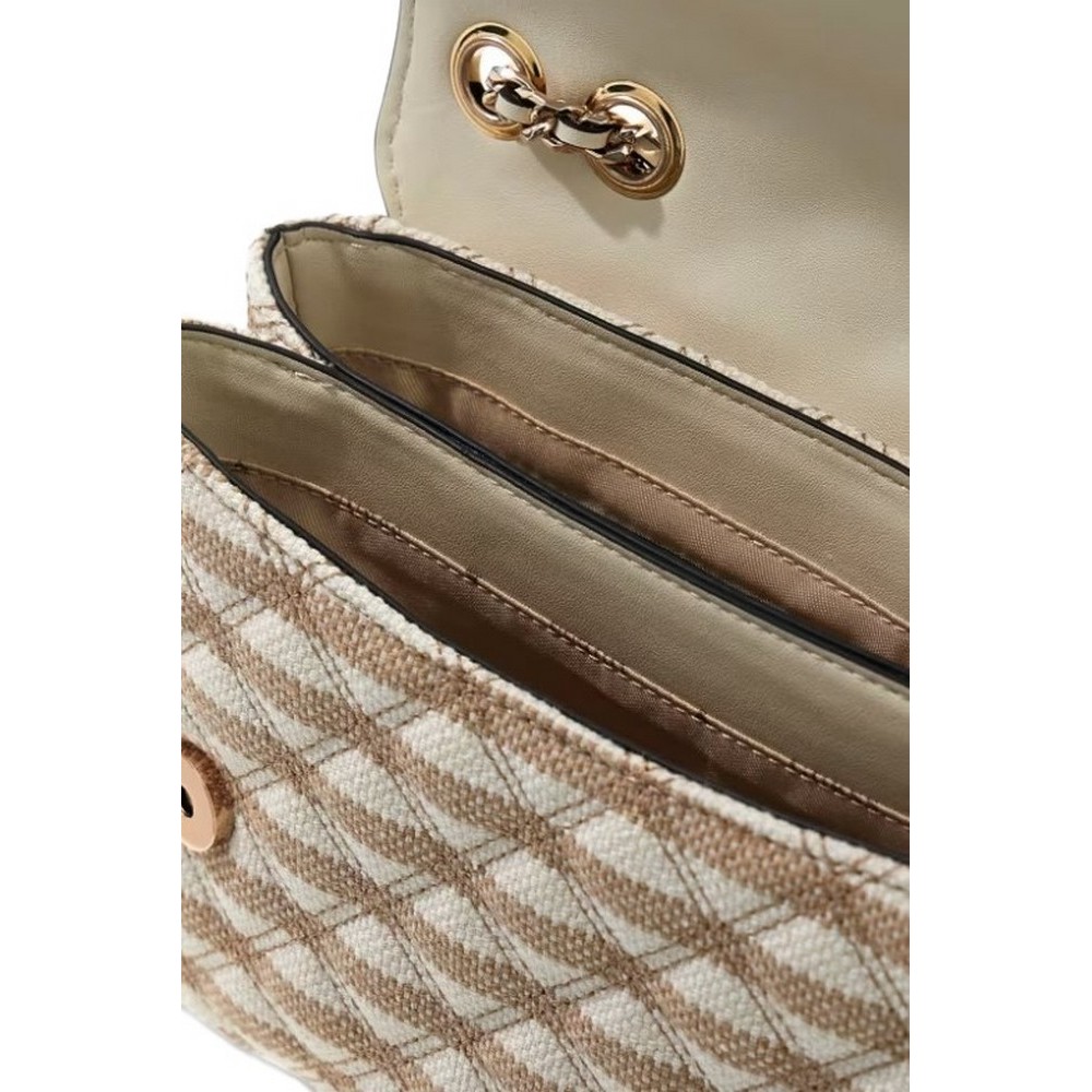 GUESS GIULLY II 2 COMP CNVRTBLE FLAP ΤΣΑΝΤΑ ΓΥΝΑΙΚΕΙΑ TAUPE