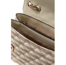 GUESS GIULLY II 2 COMP CNVRTBLE FLAP ΤΣΑΝΤΑ ΓΥΝΑΙΚΕΙΑ TAUPE