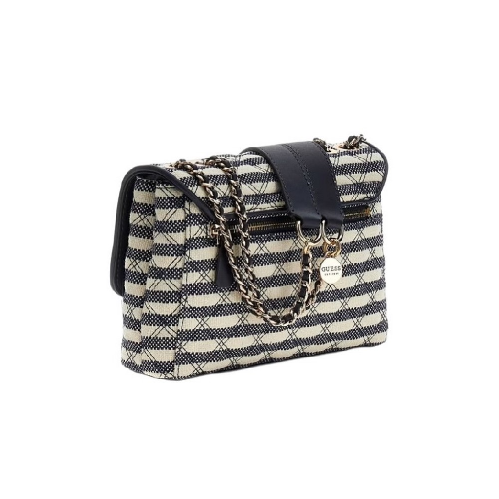 GUESS GIULLY II 2 COMP CNVRTBLE FLAP ΤΣΑΝΤΑ ΓΥΝΑΙΚΕΙΑ NAVY