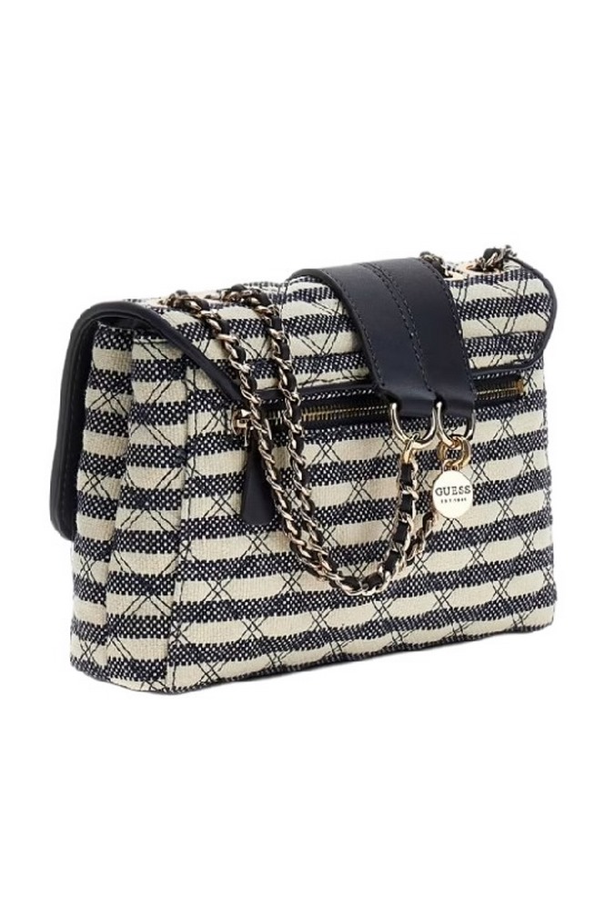 GUESS GIULLY II 2 COMP CNVRTBLE FLAP ΤΣΑΝΤΑ ΓΥΝΑΙΚΕΙΑ NAVY