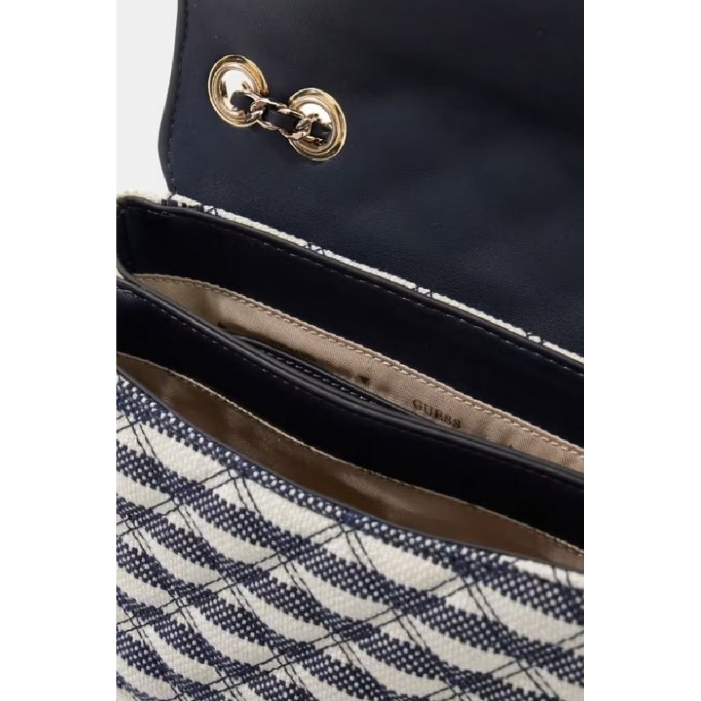 GUESS GIULLY II 2 COMP CNVRTBLE FLAP ΤΣΑΝΤΑ ΓΥΝΑΙΚΕΙΑ NAVY