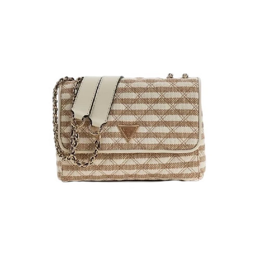 GUESS GIULLY II 2 COMP CNVRTBLE FLAP ΤΣΑΝΤΑ ΓΥΝΑΙΚΕΙΑ TAUPE