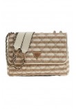 GUESS GIULLY II 2 COMP CNVRTBLE FLAP ΤΣΑΝΤΑ ΓΥΝΑΙΚΕΙΑ TAUPE