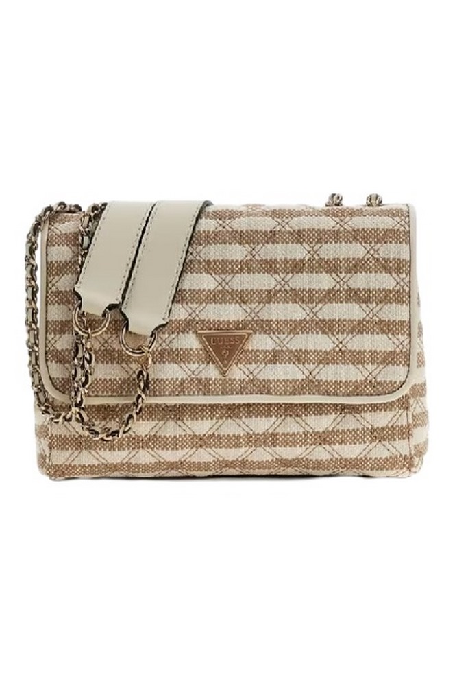 GUESS GIULLY II 2 COMP CNVRTBLE FLAP ΤΣΑΝΤΑ ΓΥΝΑΙΚΕΙΑ TAUPE