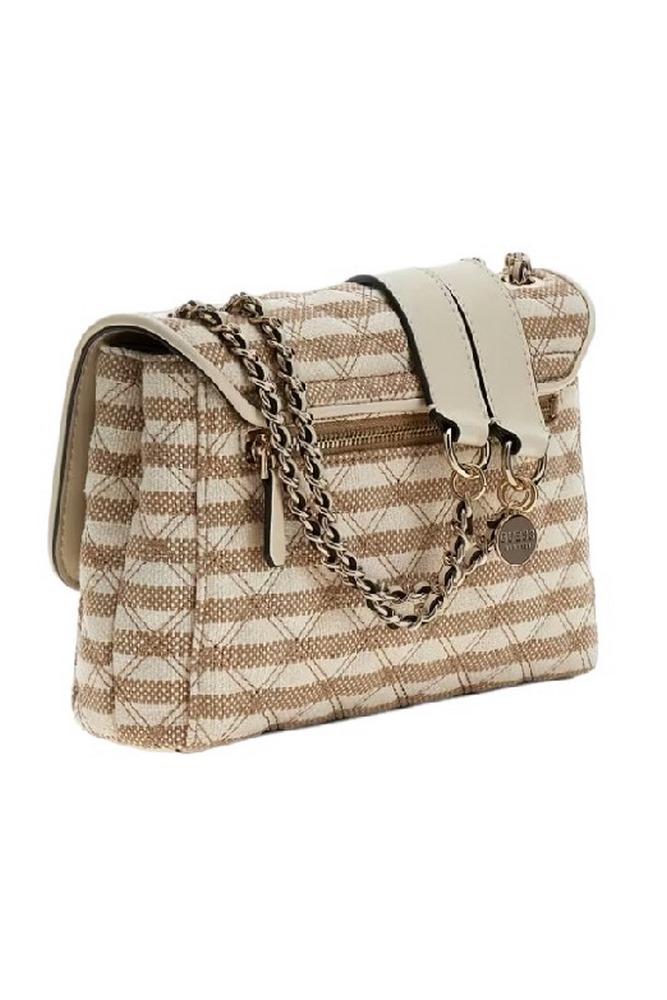 GUESS GIULLY II 2 COMP CNVRTBLE FLAP ΤΣΑΝΤΑ ΓΥΝΑΙΚΕΙΑ TAUPE