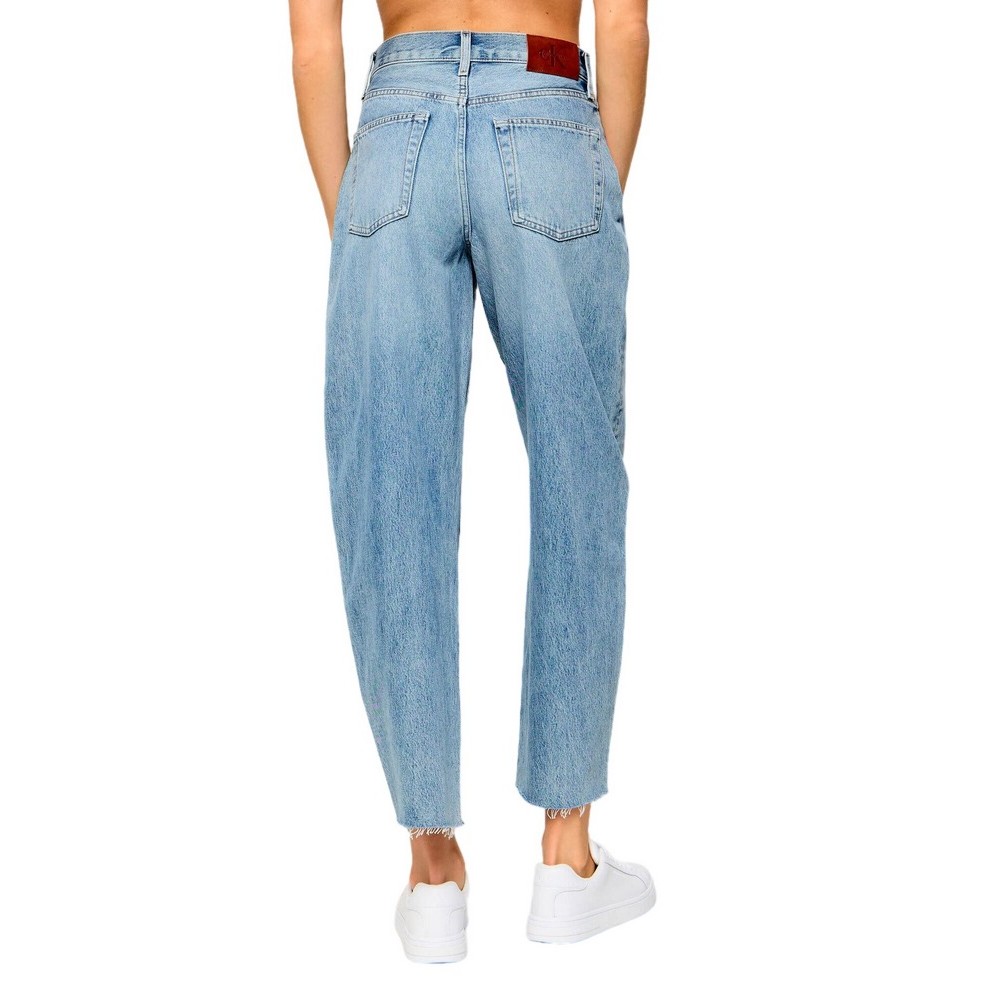 CALVIN KLEIN JEANS RELAXED BARREL JEAN VENTURA BLUE ΠΑΝΤΕΛΟΝΙ ΤΖΙΝ ΓΥΝΑΙΚΕΙΟ BLUΕ DENIM