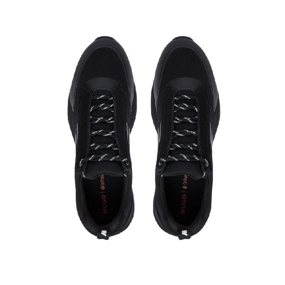 HUGO BOSS GO3 LYMF LACE UP SNEAKERS ΠΑΠΟΥΤΣΙ ΑΝΔΡΙΚΟ BLACK