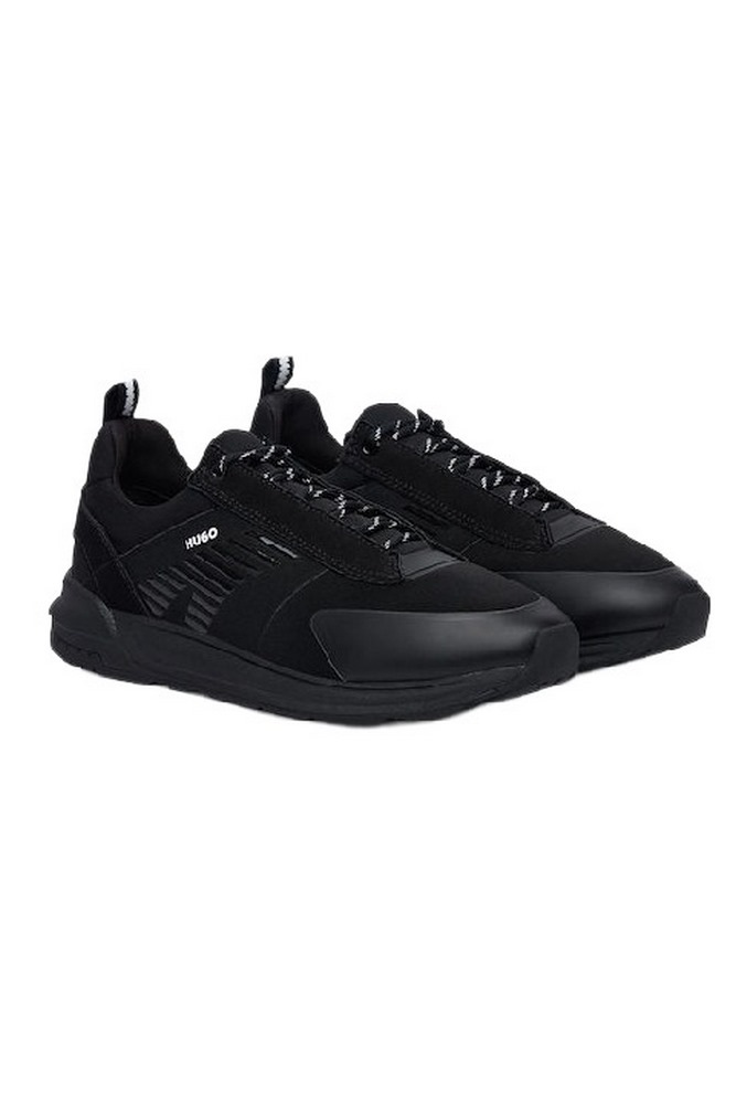 HUGO BOSS GO3 LYMF LACE UP SNEAKERS ΠΑΠΟΥΤΣΙ ΑΝΔΡΙΚΟ BLACK