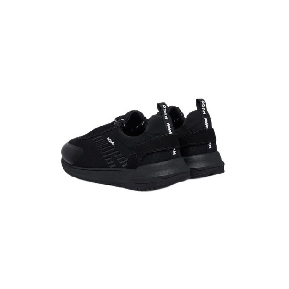 HUGO BOSS GO3 LYMF LACE UP SNEAKERS ΠΑΠΟΥΤΣΙ ΑΝΔΡΙΚΟ BLACK
