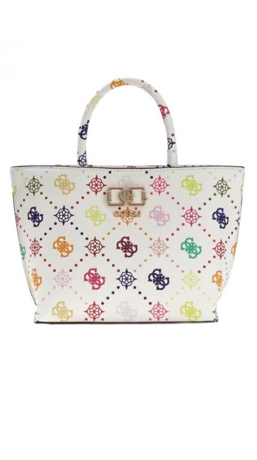GUESS EMELIE LOGO MINI TOTE ΤΣΑΝΤΑ ΓΥΝΑΙΚΕΙΑ MULTI