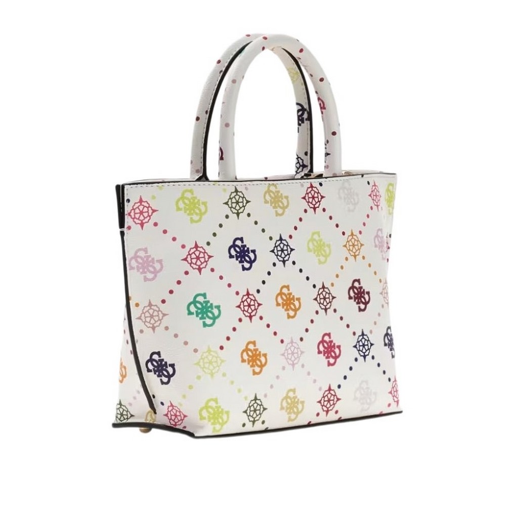 GUESS EMELIE LOGO MINI TOTE ΤΣΑΝΤΑ ΓΥΝΑΙΚΕΙΑ MULTI