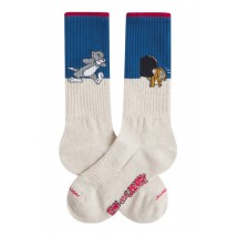JIMMY LION ATHLETIC TOM AND JERRY MOUSE DOOR ΚΑΛΤΣΕΣ UNISEX BEIGE
