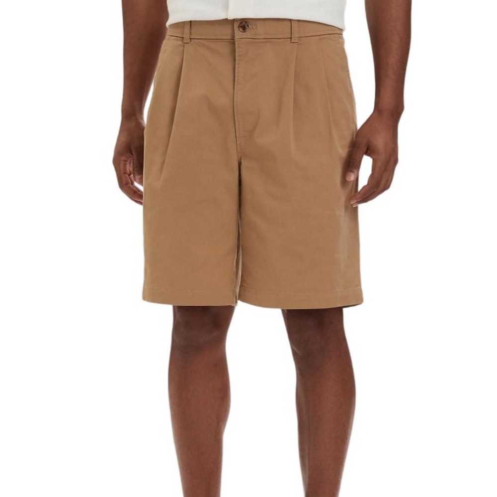 CALVIN KLEIN JEANS 9 IN WASHED COMFORT COTTON CHINO ΒΕΡΜΟΥΔΑ ΑΝΔΡΙΚΗ BEIGE