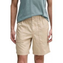 CALVIN KLEIN JEANS LINEN SHORT ΒΕΡΜΟΥΔΑ ΑΝΔΡΙΚΗ BEIGE