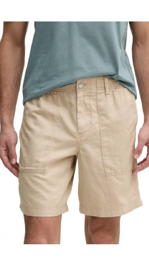 CALVIN KLEIN JEANS LINEN SHORT ΒΕΡΜΟΥΔΑ ΑΝΔΡΙΚΗ BEIGE