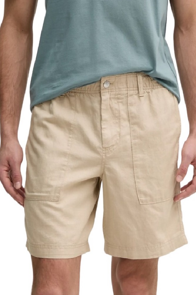 CALVIN KLEIN JEANS LINEN SHORT ΒΕΡΜΟΥΔΑ ΑΝΔΡΙΚΗ BEIGE