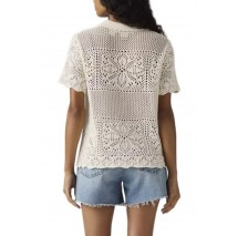 LEVIS SUSANNA FLORAL CROCHET SHIRT ΠΟΥΚΑΜΙΣΟ ECRU