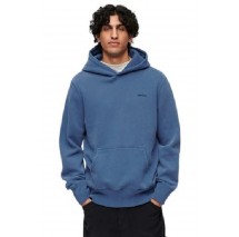 SUPERDRY D2 OVIN VINTAGE WASHED HOODIE ΜΠΛΟΥΖΑ ΦΟΥΤΕΡ ΑΝΔΡΙΚΗ BLUE