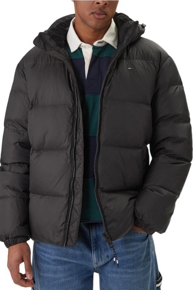 TOMMY JEANS ESSENTIAL DOWN JACKET ΜΠΟΥΦΑΝ ΑΝΔΡΙΚΟ BLACK