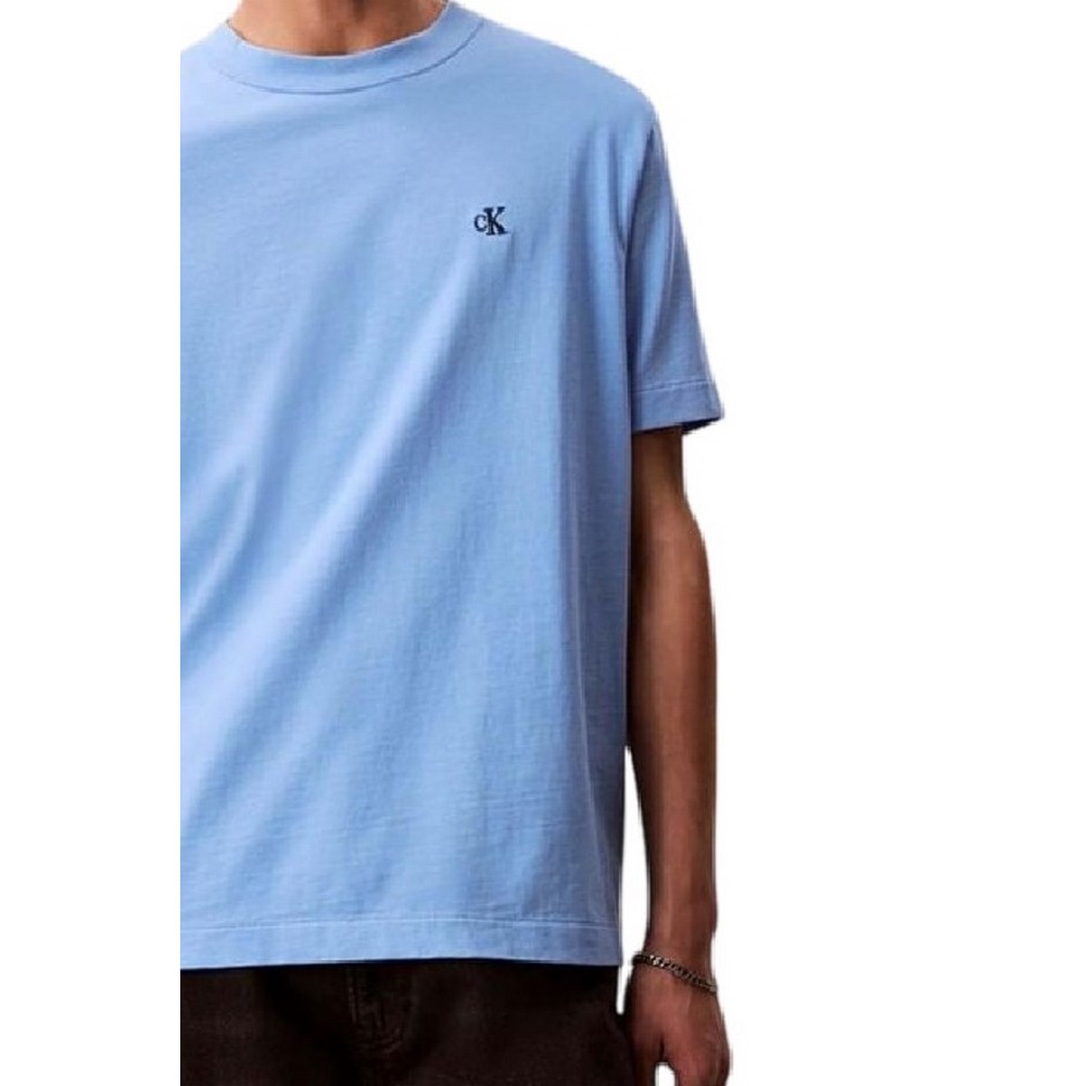 CALVIN KLEIN JEANS MONOGRAM 20S EASY T-SHIRT ΜΠΛΟΥΖΑ ΑΝΔΡΙΚΗ CIEL