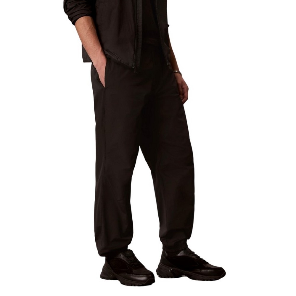 CALVIN KLEIN JEANS COTTON NYLON PARACHUTE PANT ΠΑΝΤΕΛΟΝΙ ΑΝΔΡΙΚΟ BLACK