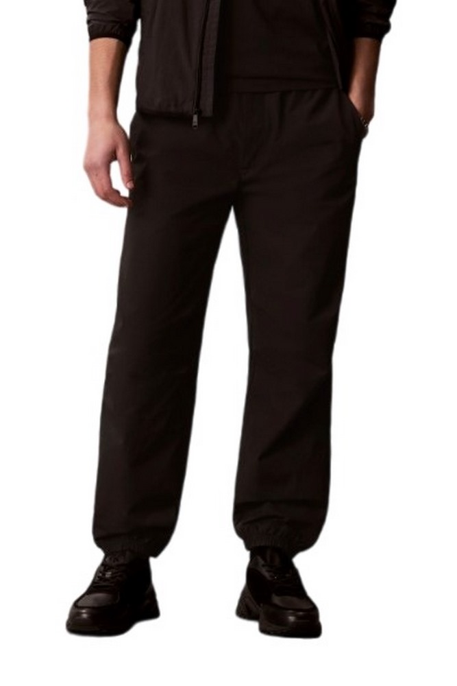 CALVIN KLEIN JEANS COTTON NYLON PARACHUTE PANT ΠΑΝΤΕΛΟΝΙ ΑΝΔΡΙΚΟ BLACK