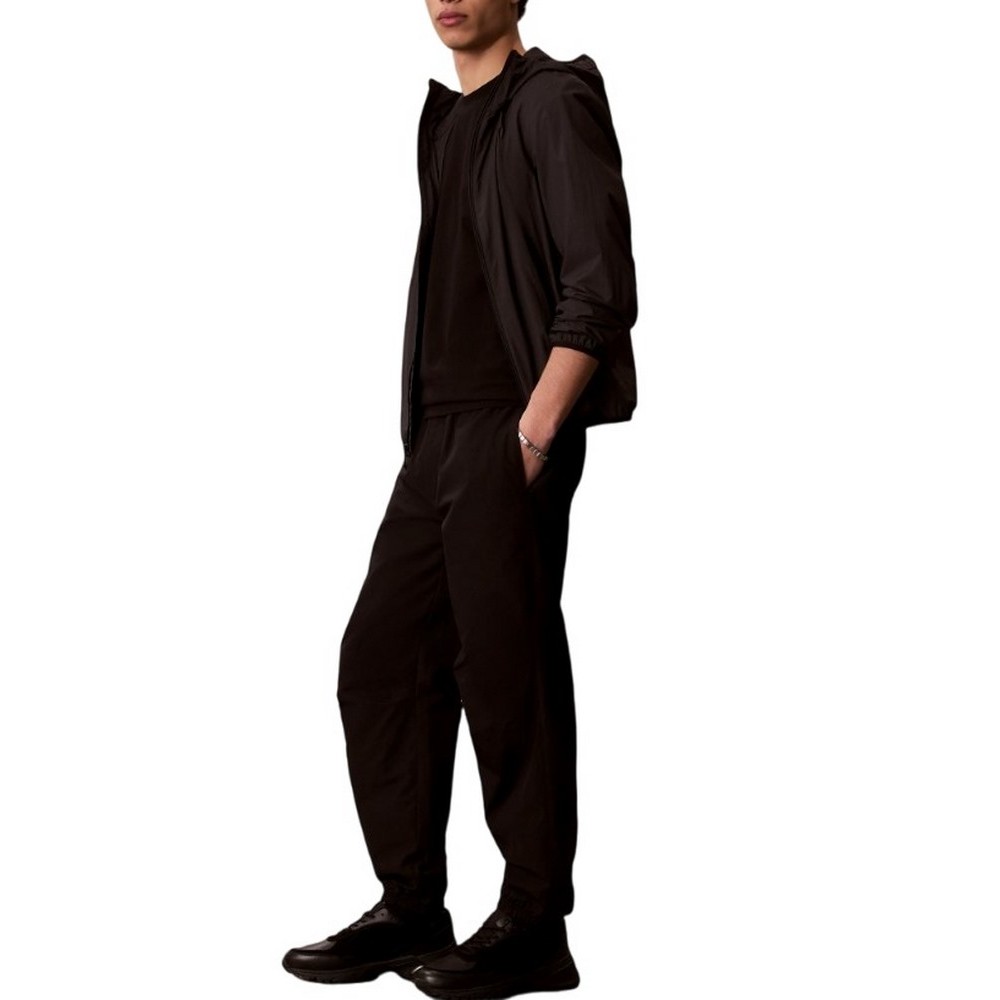 CALVIN KLEIN JEANS COTTON NYLON PARACHUTE PANT ΠΑΝΤΕΛΟΝΙ ΑΝΔΡΙΚΟ BLACK