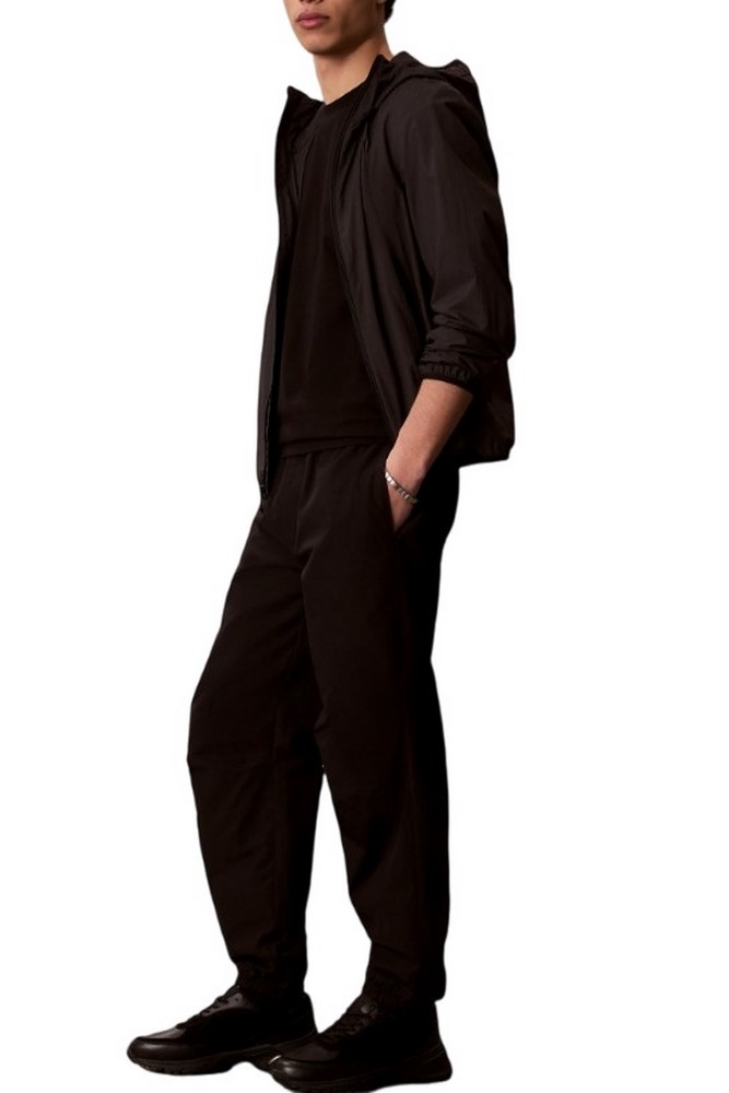 CALVIN KLEIN JEANS COTTON NYLON PARACHUTE PANT ΠΑΝΤΕΛΟΝΙ ΑΝΔΡΙΚΟ BLACK