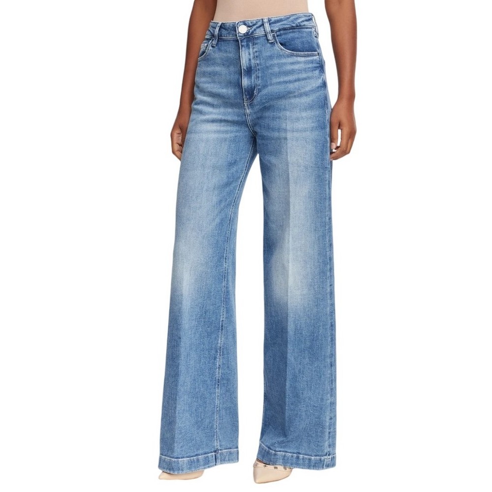 GUESS BELLAGIO ΤΖΙΝ ΠΑΝΤΕΛΟΝΙ ΓΥΝΑΙΚΕΙΟ BLUΕ DENIM