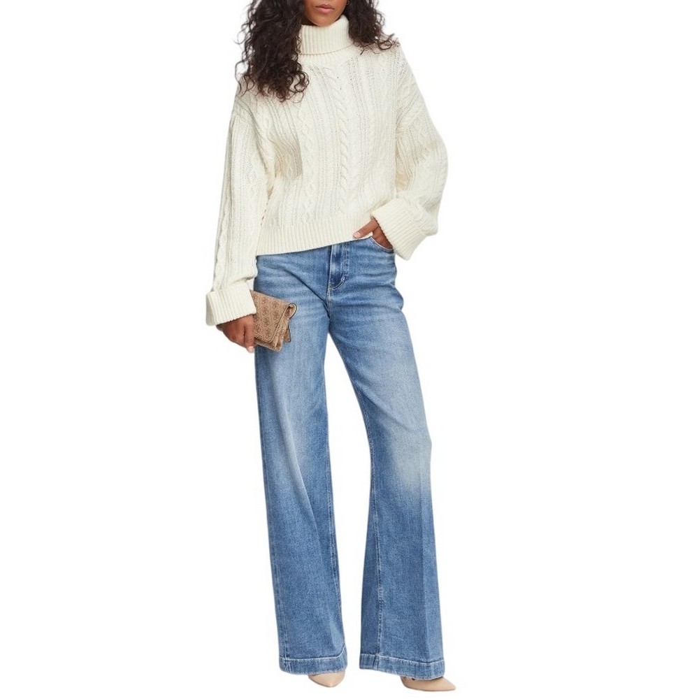 GUESS BELLAGIO ΤΖΙΝ ΠΑΝΤΕΛΟΝΙ ΓΥΝΑΙΚΕΙΟ BLUΕ DENIM