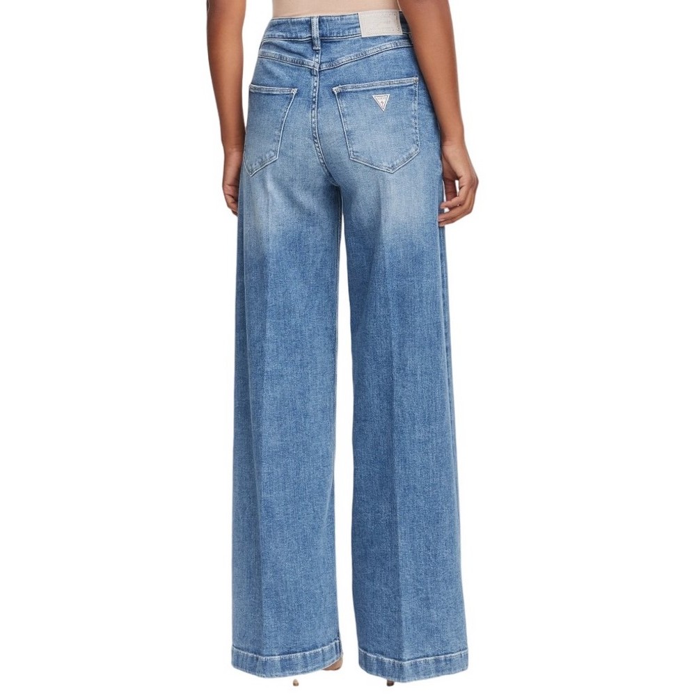 GUESS BELLAGIO ΤΖΙΝ ΠΑΝΤΕΛΟΝΙ ΓΥΝΑΙΚΕΙΟ BLUΕ DENIM