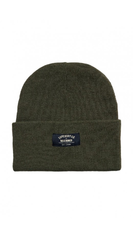 SUPERDRY D3 SDRY CLASSIC KNITTED BEANIE HAT UNISEX ΣΚΟΥΦΟΣ ΑΝΔΡΙΚΟΣ OLIVE