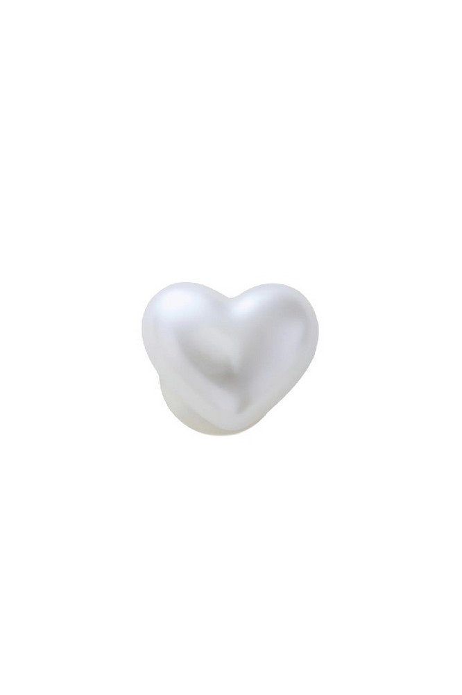 CROCS PEARL HEART JIBBITZ CHARMS ΑΞΕΣΟΥΑΡ ΓΥΝΑΙΚΕΙΟ WHITE