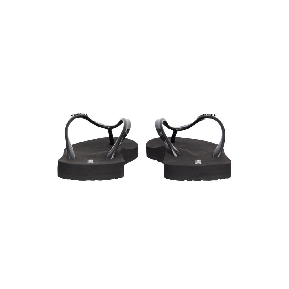 CALVIN KLEIN JEANS FLIPFLOP-MTL ΠΑΝΤΟΦΛΑ ΓΥΝΑΙΚΕΙΑ BLACK