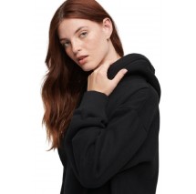 SUPERDRY D2 OVIN ESSENTIAL HOODED SWEAT DRESS ΦΟΡΕΜΑ ΓΥΝΑΙΚΕΙΟ BLACK