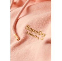 SUPERDRY D2 OVIN ESSENTIAL HOODED SWEAT DRESS ΦΟΡΕΜΑ ΓΥΝΑΙΚΕΙΟ PINK