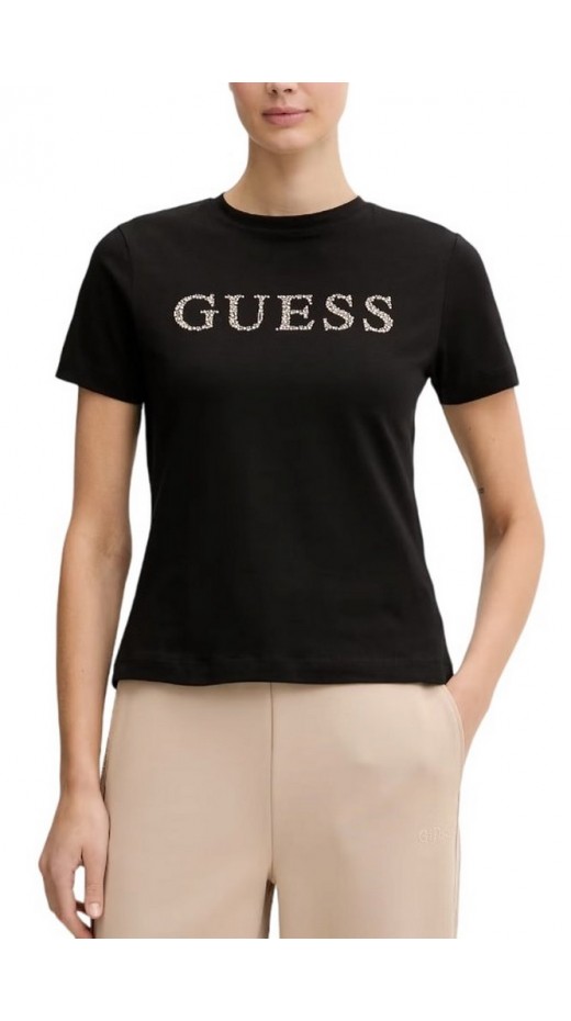 GUESS OCTAVIA RN T-SHIRT ΜΠΛΟΥΖΑ ΓΥΝΑΙΚΕΙΑ BLACK