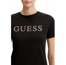 GUESS OCTAVIA RN T-SHIRT ΜΠΛΟΥΖΑ ΓΥΝΑΙΚΕΙΑ BLACK