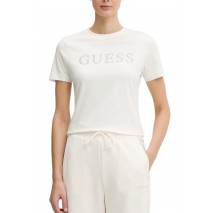 GUESS OCTAVIA RN T-SHIRT ΜΠΛΟΥΖΑ ΓΥΝΑΙΚΕΙΑ WHITE
