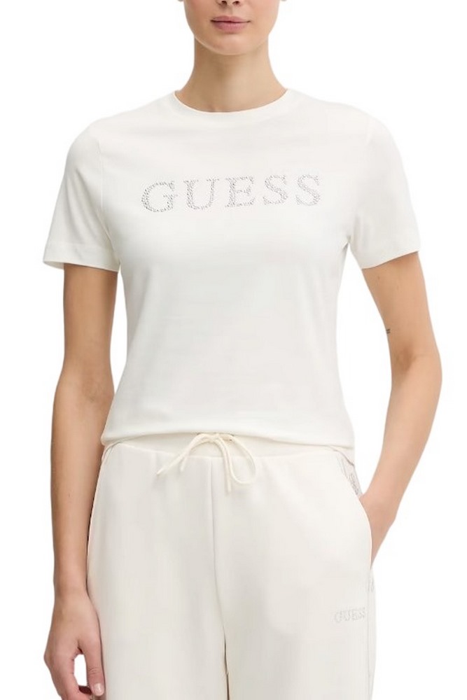 GUESS OCTAVIA RN T-SHIRT ΜΠΛΟΥΖΑ ΓΥΝΑΙΚΕΙΑ WHITE