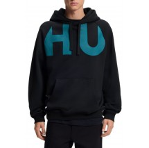 HUGO BOSS SWEATSHIRT NALFCREW ΦΟΥΤΕΡ ΜΠΛΟΥΖΑ ΑΝΔΡΙΚΗ BLACK