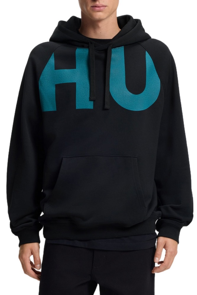 HUGO BOSS SWEATSHIRT NALFCREW ΦΟΥΤΕΡ ΜΠΛΟΥΖΑ ΑΝΔΡΙΚΗ BLACK