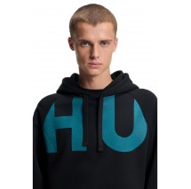 HUGO BOSS SWEATSHIRT NALFCREW ΦΟΥΤΕΡ ΜΠΛΟΥΖΑ ΑΝΔΡΙΚΗ BLACK