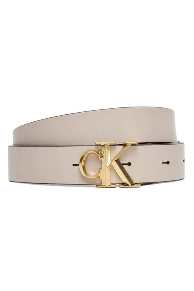 CALVIN KLEIN FACTED BUCKLE 25MM ADJ ΖΩΝΗ ΓΥΝΑΙΚΕΙΑ BLACK/GOLD