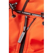 SUPERDRY HOODED SOFT SHELL JACKET ΜΠΟΥΦΑΝ ΑΝΔΡΙΚΟ ORANGE