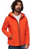 SUPERDRY HOODED SOFT SHELL JACKET ΜΠΟΥΦΑΝ ΑΝΔΡΙΚΟ ORANGE